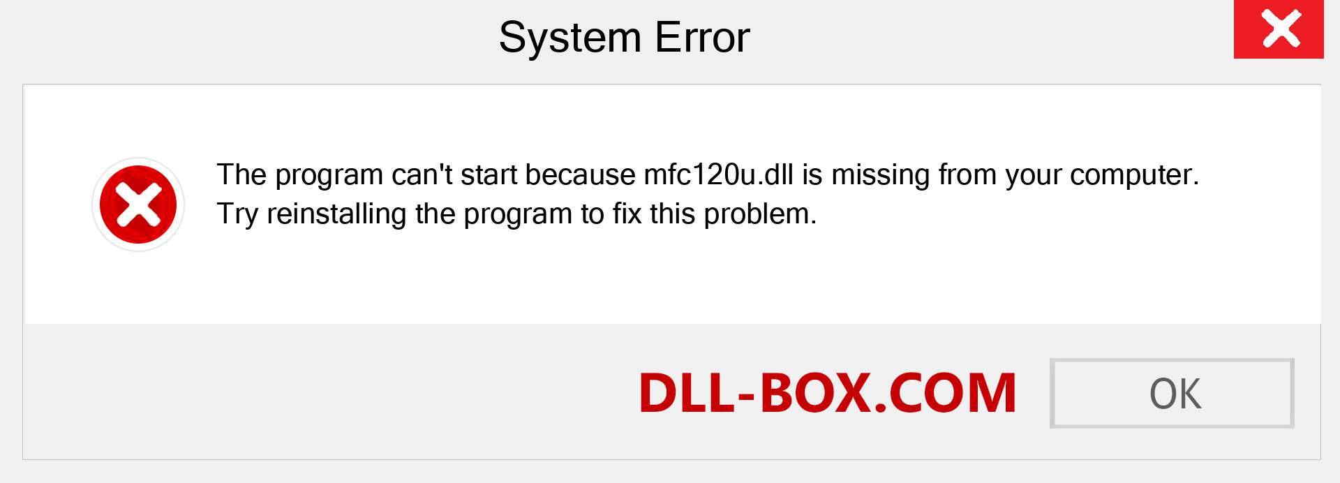  mfc120u.dll file is missing?. Download for Windows 7, 8, 10 - Fix  mfc120u dll Missing Error on Windows, photos, images