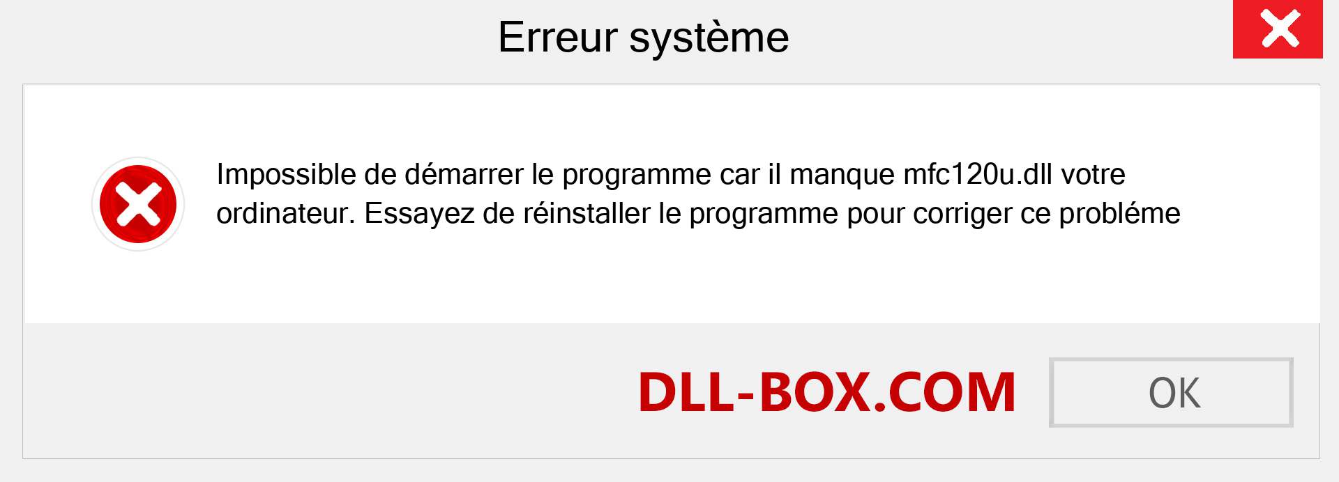 Le fichier mfc120u.dll est manquant ?. Télécharger pour Windows 7, 8, 10 - Correction de l'erreur manquante mfc120u dll sur Windows, photos, images